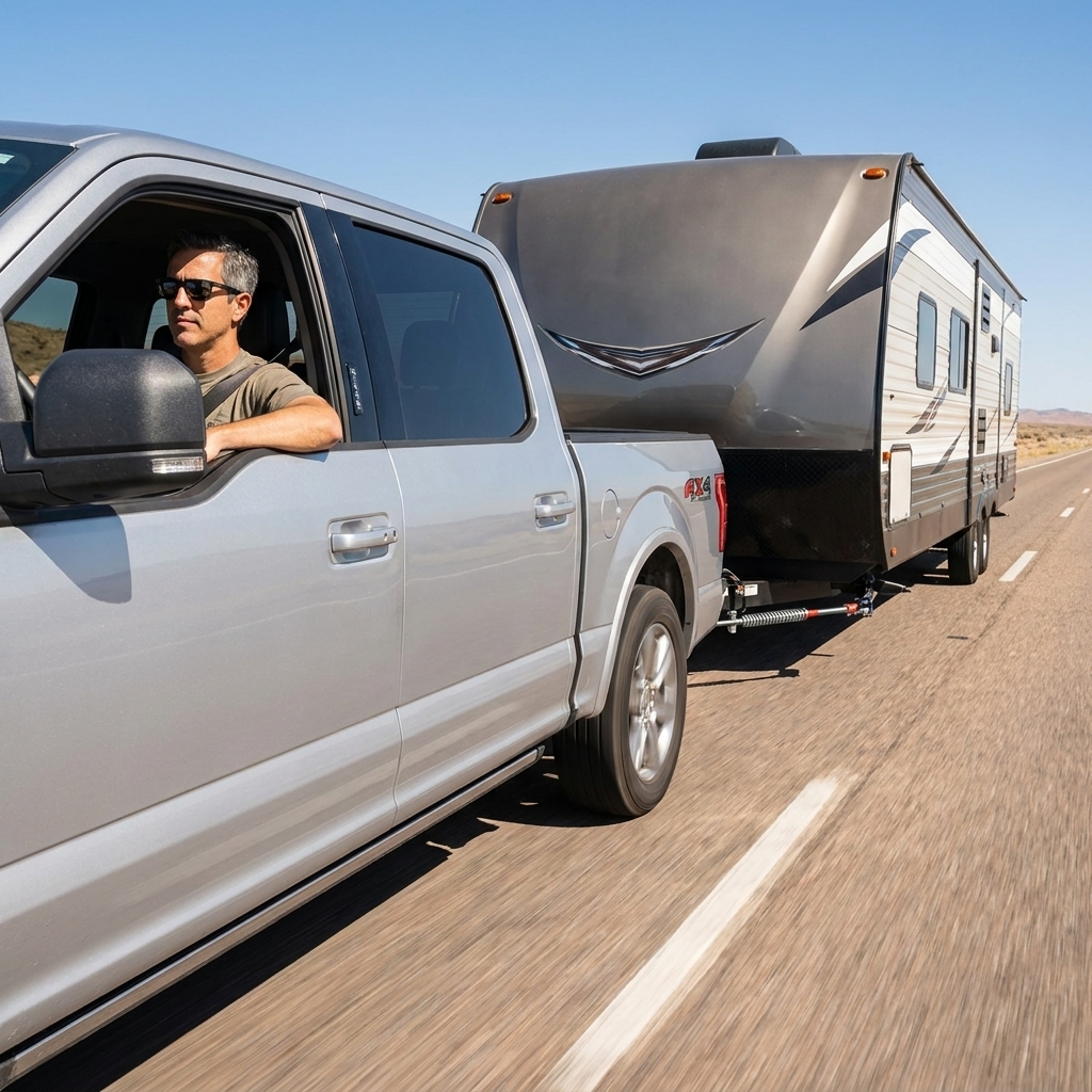 Prevent and Control Trailer Sway at Highway Speeds