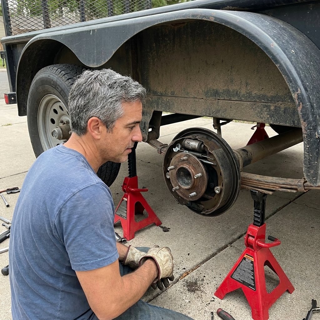 Inspect and Maintain Trailer Brakes and Axles